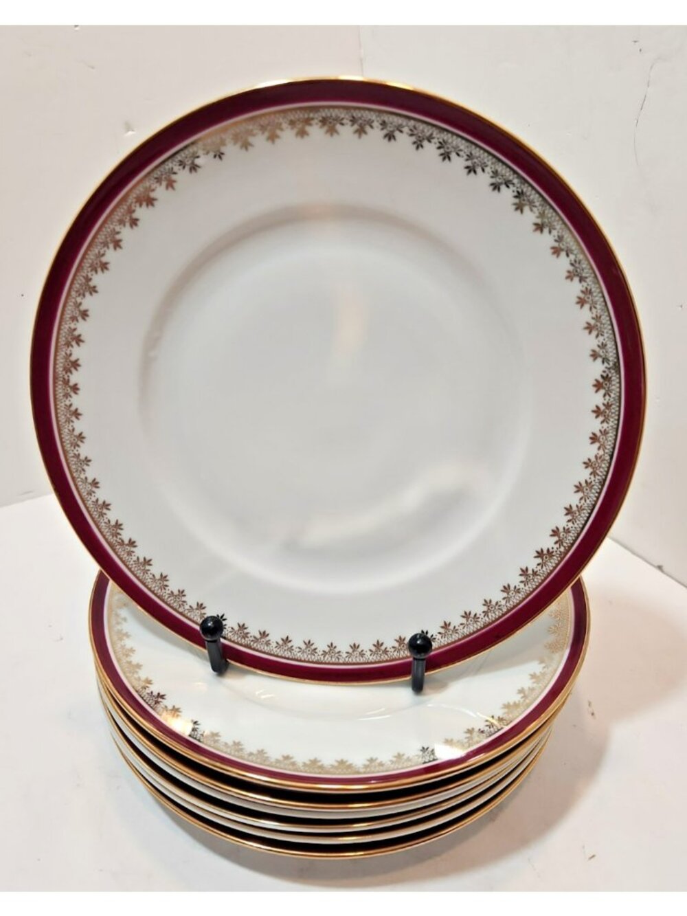 Vtg Chalfonte CPC Porzellan "Chateau" Bavaria Germany Salad Plates Set of 7